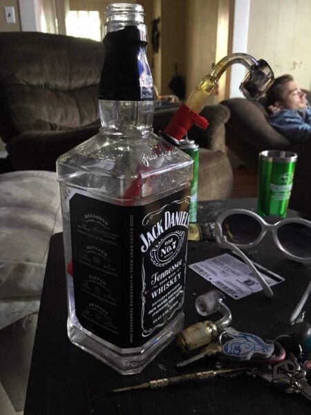 Jack Daniels Bubbler İçin Downstem Plastik Aparat