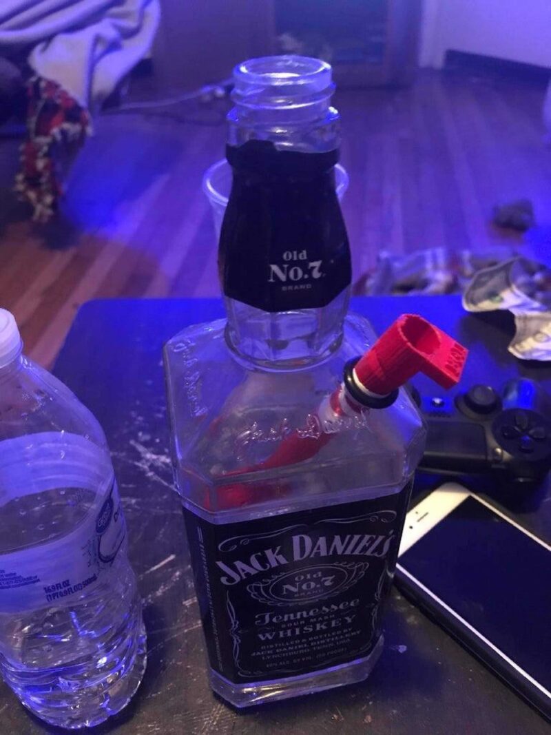 Jack Daniels Bubbler İçin Downstem Plastik Aparat - Görsel 3