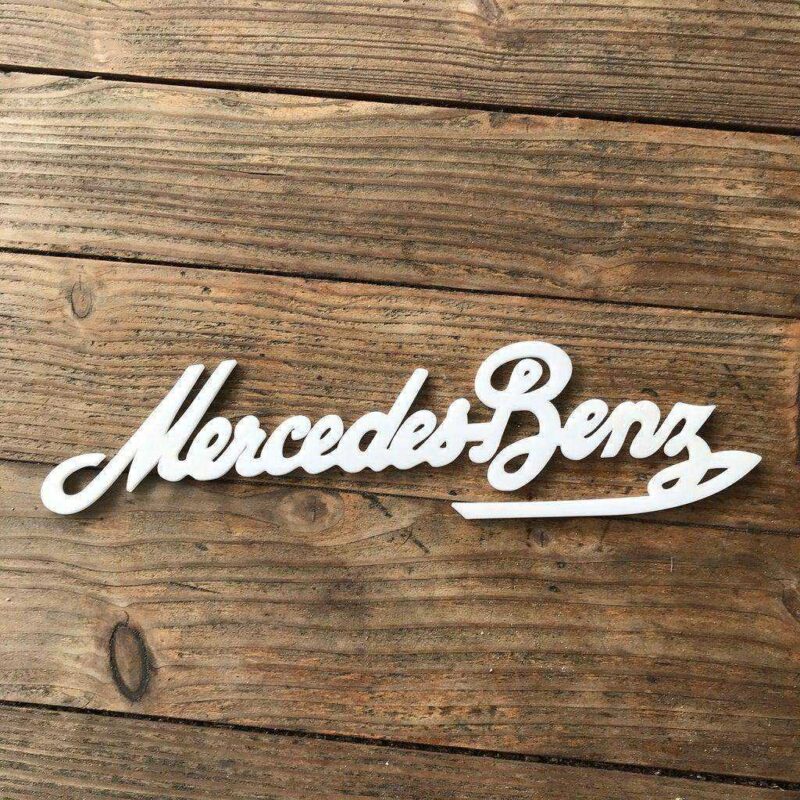 Mercedes Benz Logo Organik Plastikten Dekoratif Aksesuar - Görsel 2