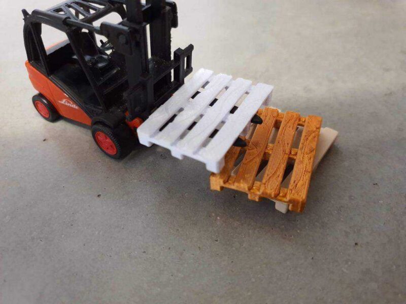 Siku Paleti - 1:50 - Linde Forklift 1722 Plastik Aparat - Görsel 2