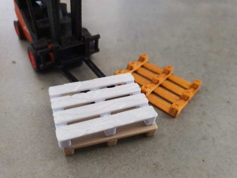 Siku Paleti - 1:50 - Linde Forklift 1722 Plastik Aparat - Görsel 3