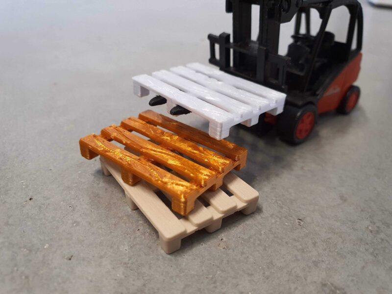 Siku Paleti - 1:50 - Linde Forklift 1722 Plastik Aparat - Görsel 4