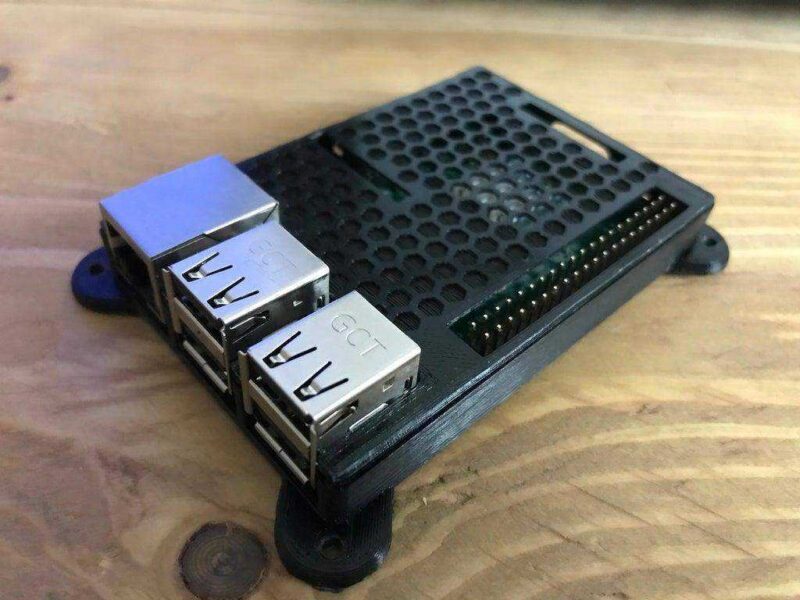 Raspberry Pi 2 3 Model B + Tutucu Asma Aparatı Kutu Kılıf  Kutusu - Görsel 2
