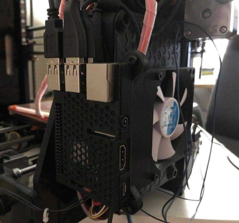 Raspberry Pi 2 3 Model B + Tutucu Asma Aparatı Kutu Kılıf  Kutusu - Görsel 4