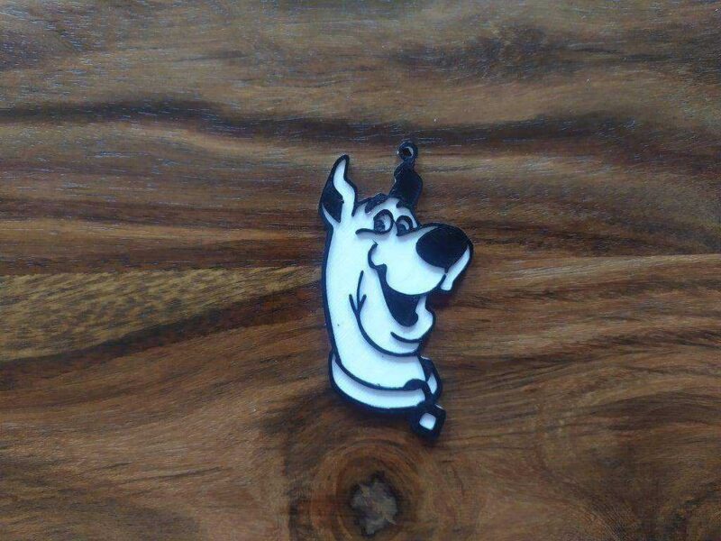 Scooby Doo (Kafa) Anahtarlık Plastik Aparat