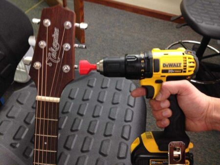 Matkap Powered Gitar Dize Sarıcı (Ağır) Plastik Aparat