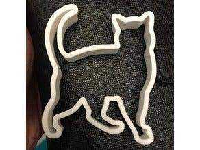 Kedi Kurabiye Kesici Kesme Aparatı Hamur Kalıbı Bisküvi Kalıp