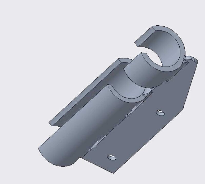 Bisiklet Pompası Tutacağı (21.5 Mm) Plastik Aparat - Görsel 3