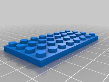 Özel Taban Plakası. Torunum İçin Bir Dur-Hareket Videosu İçin Lego Figürlerini Tutmak İçin Kullanılacak Plastik Aparat