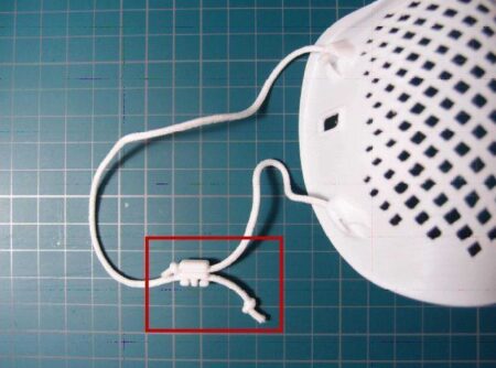 Maske Elastik Kordon Ayarlayıcı Plastik Aparat