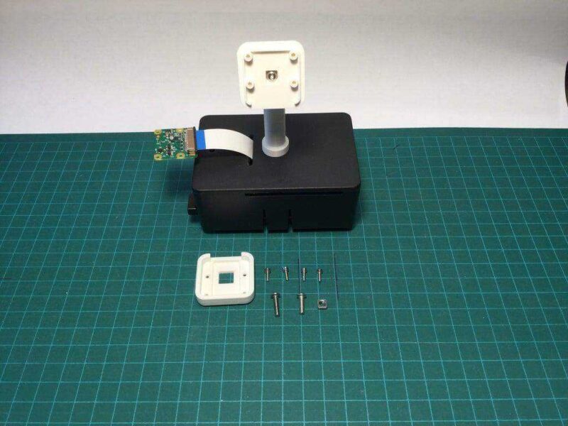 Raspberry Pi Kamera V2 Kılıfı Plastik Aparat - Görsel 4