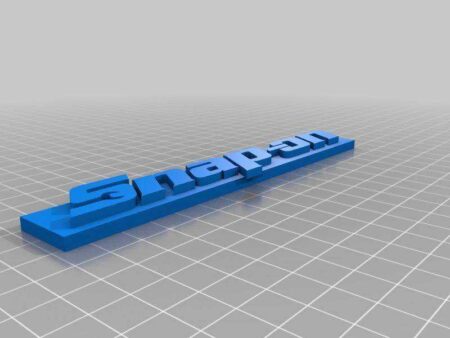 Snap-On Logosu Plastik Aparat