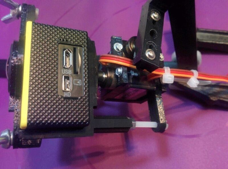SJ 4000 için basit 2 eksenli servo gimbal Organik Plastikten - Görsel 2