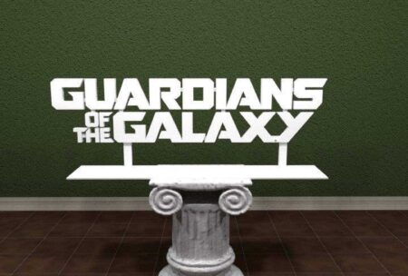 Marvel Galaksinin Koruyucuları Logosu Dekoratif Süs Biblo