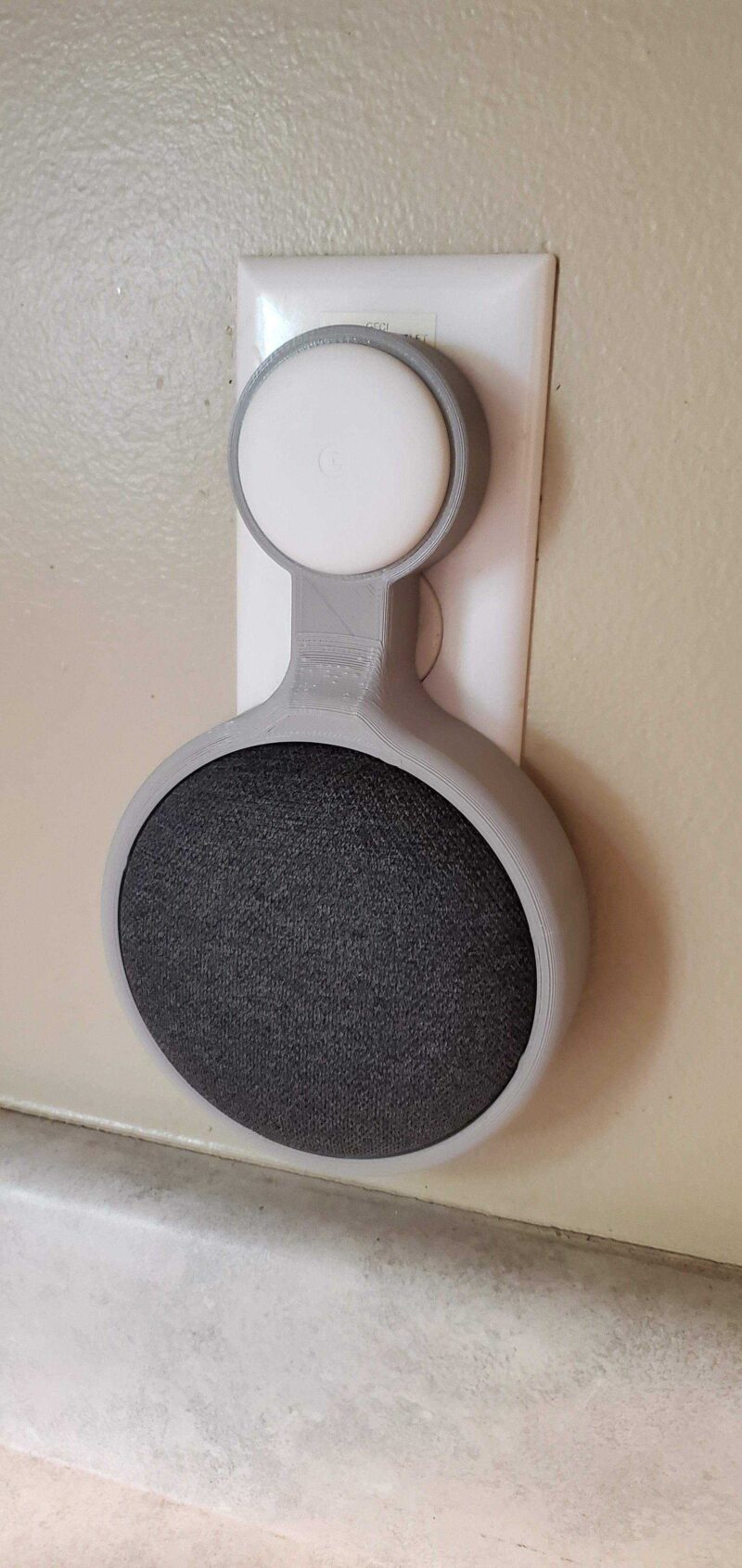 Google Home Mini Priz Tutucu Asma Stand Askı Aksesuar Aparatı - Görsel 4