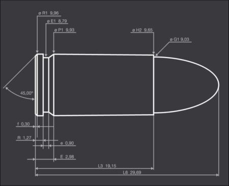 9Mm Luger Dummy Parametrik Plastik Aparat