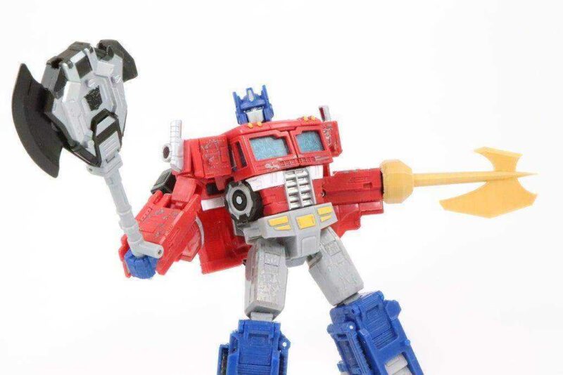 Siege Optimus Prime İçin Savaş Baltası Plastik Aparat - Görsel 2