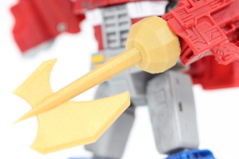 Siege Optimus Prime İçin Savaş Baltası Plastik Aparat - Görsel 3