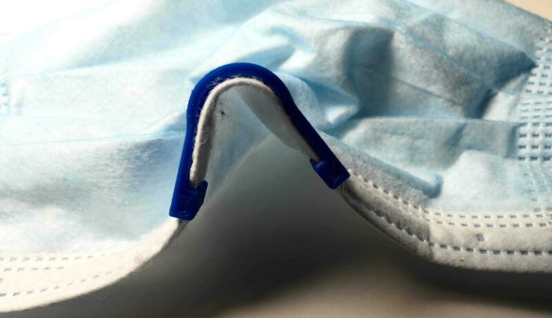 Maske İçin Yeni Anti Fog Burun Klipsi Plastik Aparat - Görsel 2