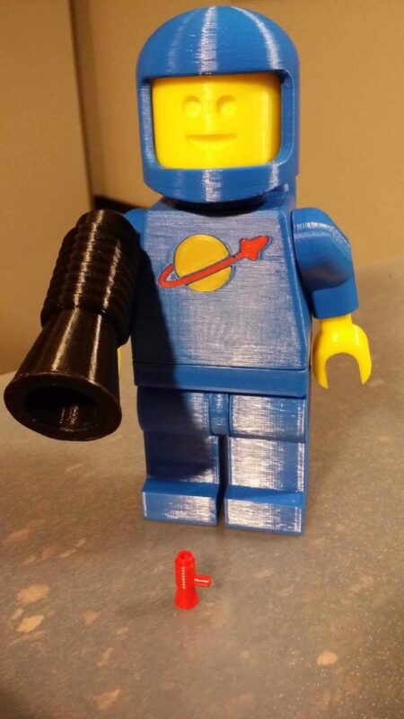 Dev Minifig Megafon / Blaster Plastik Aparat