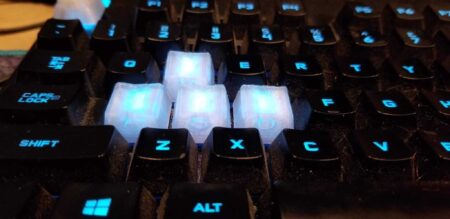 Özelleştirilebilir Romer-G Keycaps Openscad Plastik Aparat