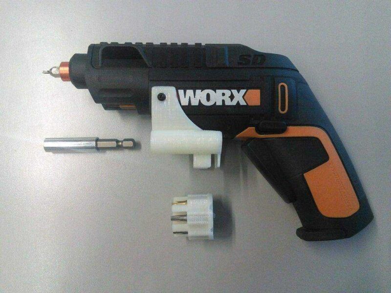 Worx Wx254.4 Sd Yarı Otomatik Bit Değiştirici Plastik Aparat - Görsel 4