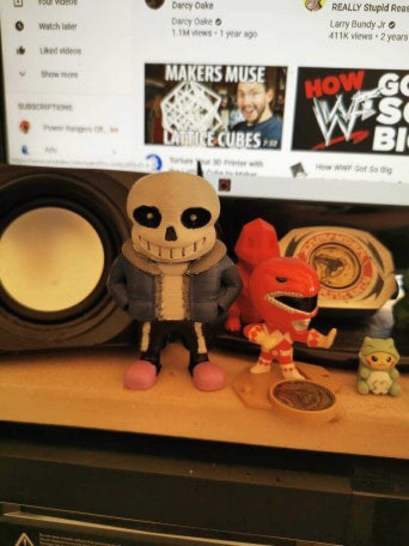 Undertale -Sans  Biblo Dekor Dekoratif Heykel Sevgiliye Hediyelik - Görsel 2