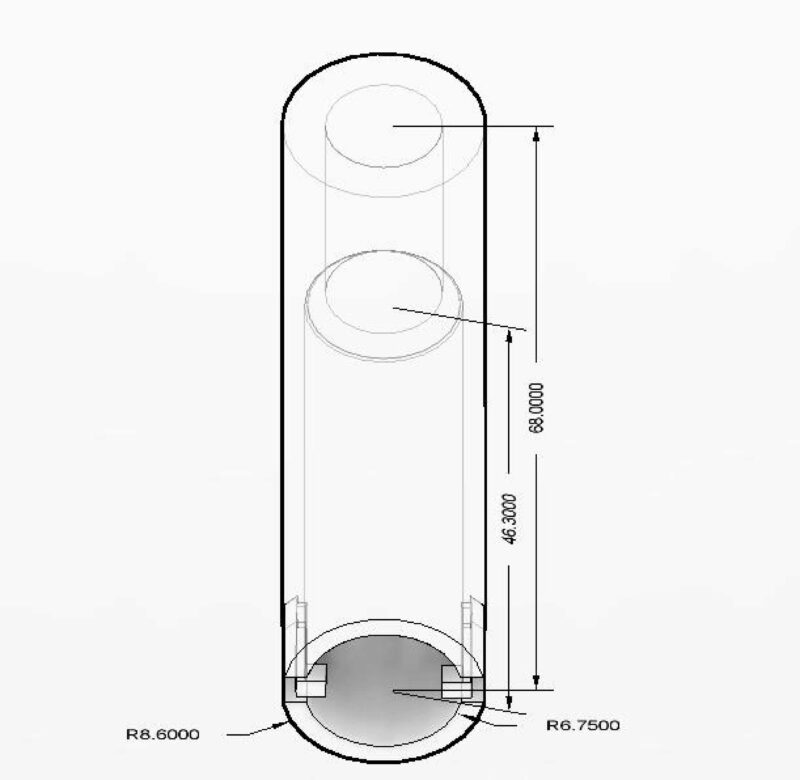 Model Roket Motor Mini-Standart Adaptör Plastik Aparat - Görsel 2
