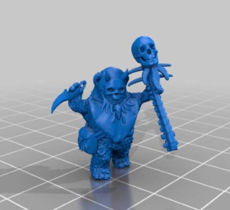 Ewok Dark Ritualist (Star Wars Legion Ölçek) Plastik Aparat