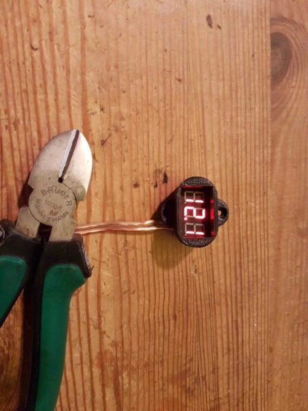 Mini Voltmetre Led Ekran Kava - Mini Voltmetre Gehäuse Plastik Aparat
