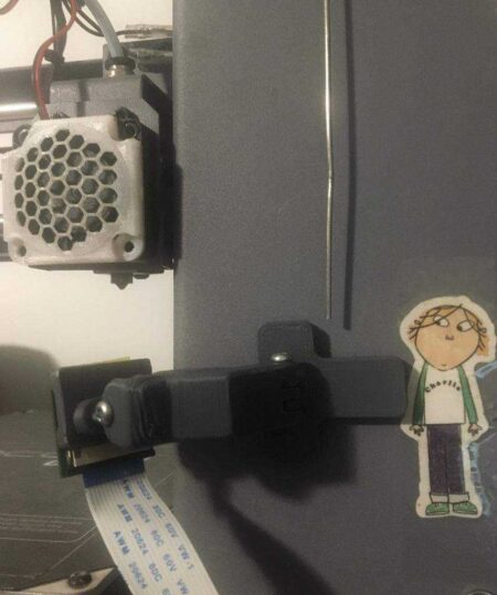Raspberry Pi Kamera Pi-Cam V1.4 İçin Manyetik Montaj Plastik Aparat