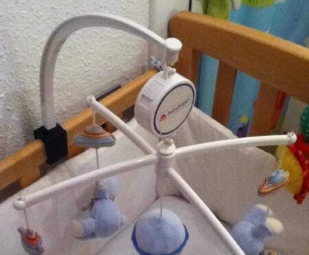 Dönen Oyuncak İçin Beşik Desteği Plastik Aparat