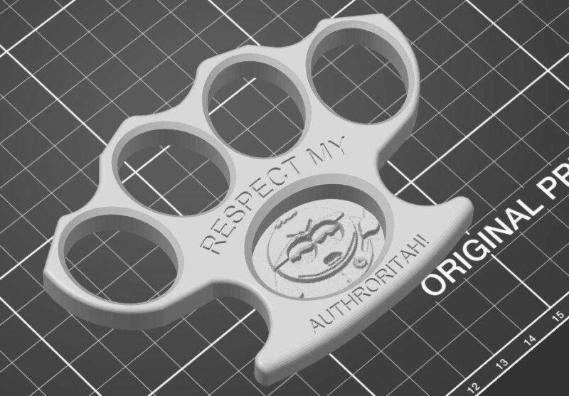 Güney-Park-Kartman Knuckle Dusters Prop Plastik Aparat - Görsel 2