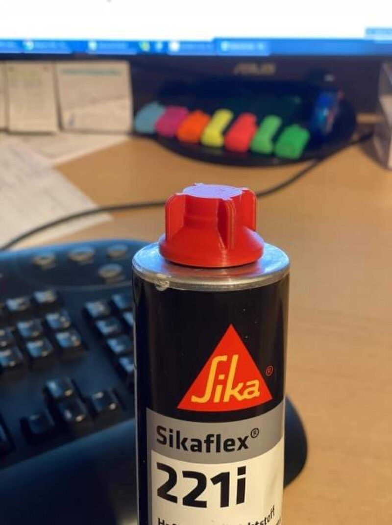 Sikaflex Sızdırmazlık Nozul Silikon Kapak Plastik Aparat - Görsel 2