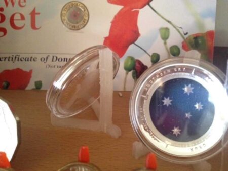 Kavisli Bozuk Para Standı Plastik Aparat