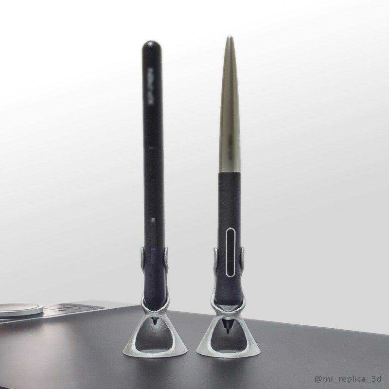 Kalem Standı - Grafik Tablet Kalem Standı Plastik Aparat - Görsel 3