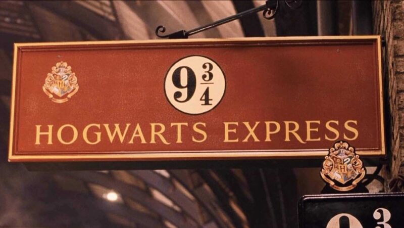 Hogwarts Express İşareti Plastik Aparat - Görsel 2