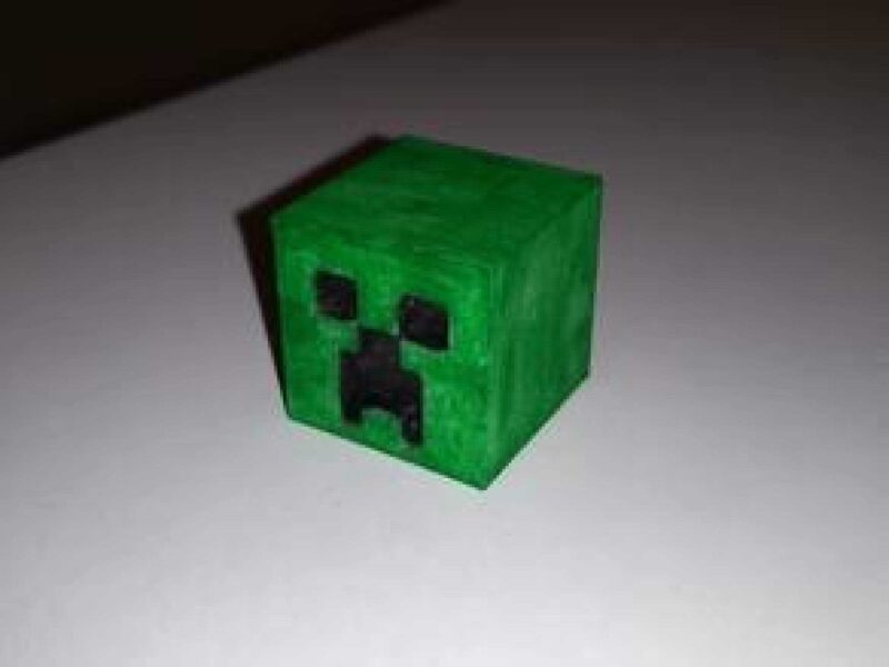 Minecraft Creeper Kalem Üst Plastik Aparat - Görsel 3