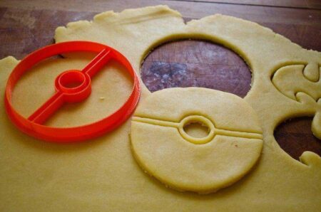 Pokeball Pokemon Kurabiye Kek Kalıbı Kalıp Organik Plastikten