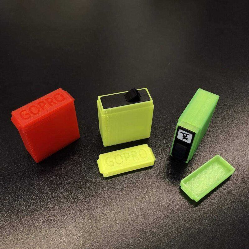 Gopro Pil Kılıfı (Hero 5,6 Ve 7) Plastik Aparat - Görsel 2