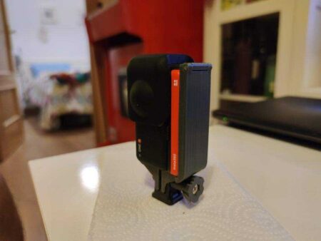 Insta 360 One R 3D Baskılı Dikey Kılıf Plastik Aparat