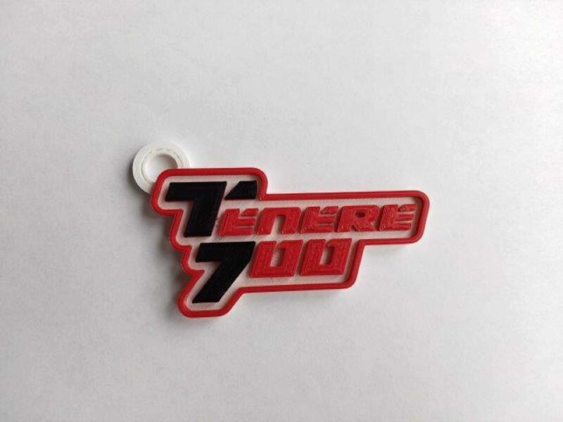 Yamaha Tenere 700 Keychain Plastik Aparat - Görsel 3