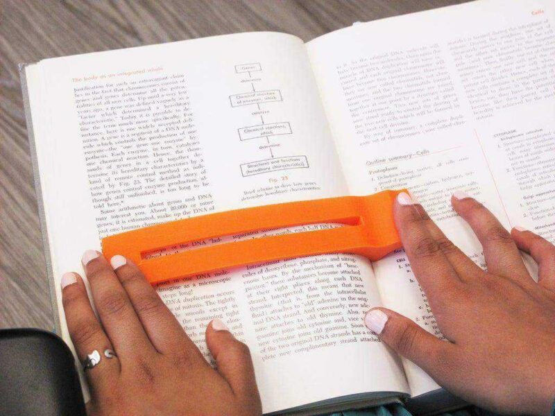 Disleksi Kitap Okuma Çubuğu Ayraç Tutucu Askısı Standı Aparatı
