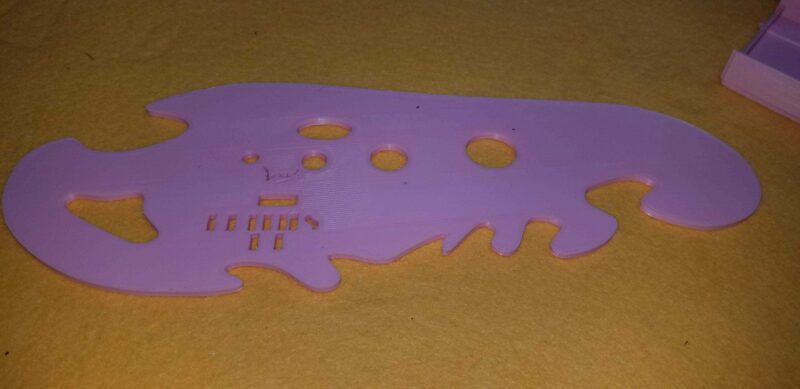 Airbrush Serbest El Kalıbı Organik Plastikten Aksesuar - Görsel 3