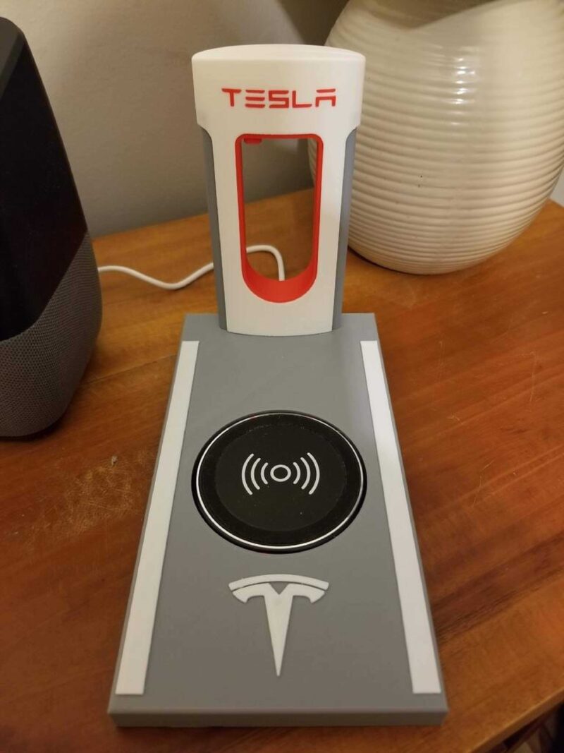 Kablosuz Şarj İçin Tesla Park Noktası Plastik Aparat