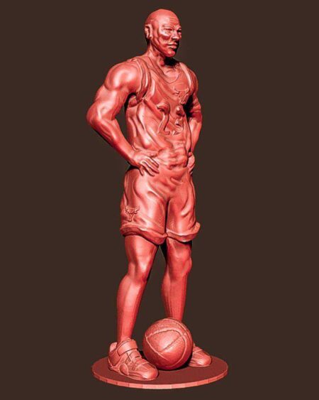 Michael Jordan 3D Figürü Plastik Aparat