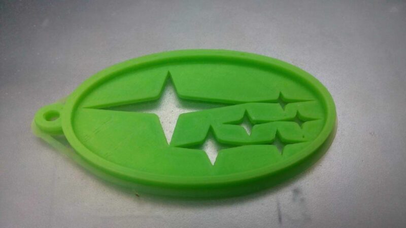 Subaru Logosu Anahtarlık V.2 Plastik Aparat - Görsel 2