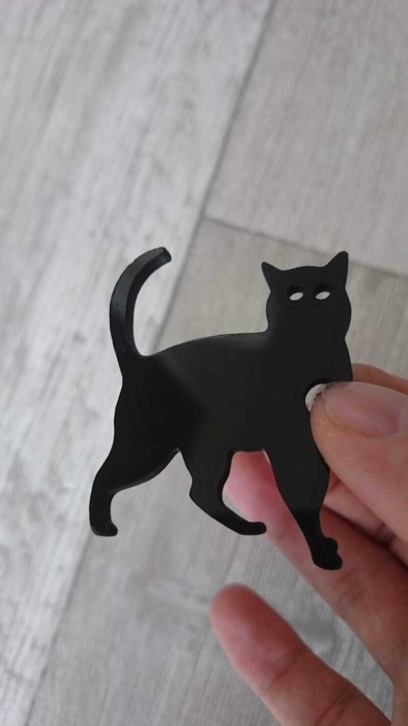 Kedi Anahtarlık Zincirsiz Biblo Dekoratif Hediyelik Süs Eşyası - Görsel 2