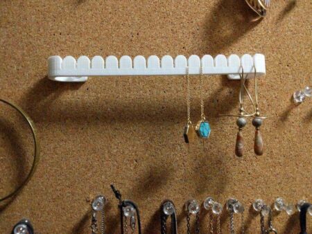 Yüzük Küpe Kolye Mücevher Tutucu Askısı Standı Aparatı Vidasız