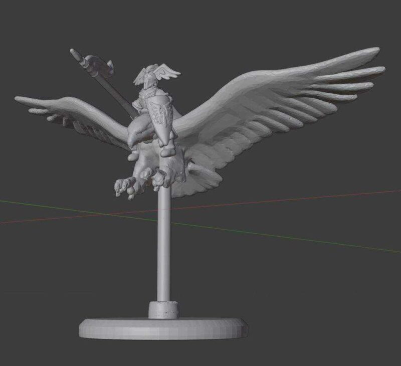 Giant Eagle Da Warmaster Yüksek Elf Kahraman Plastik Aparat - Görsel 2